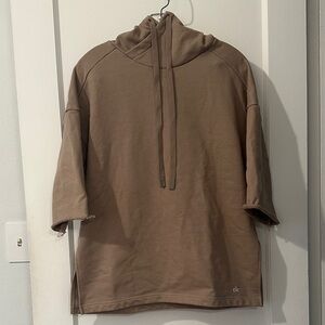 ALO Yoga Oversized Hoodie with Quarter Sleeves
